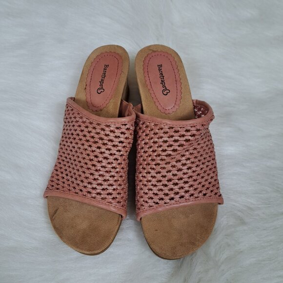 Baretraps Flossey Slide Wedge Sandals Size 9.5M - Picture 1 of 9